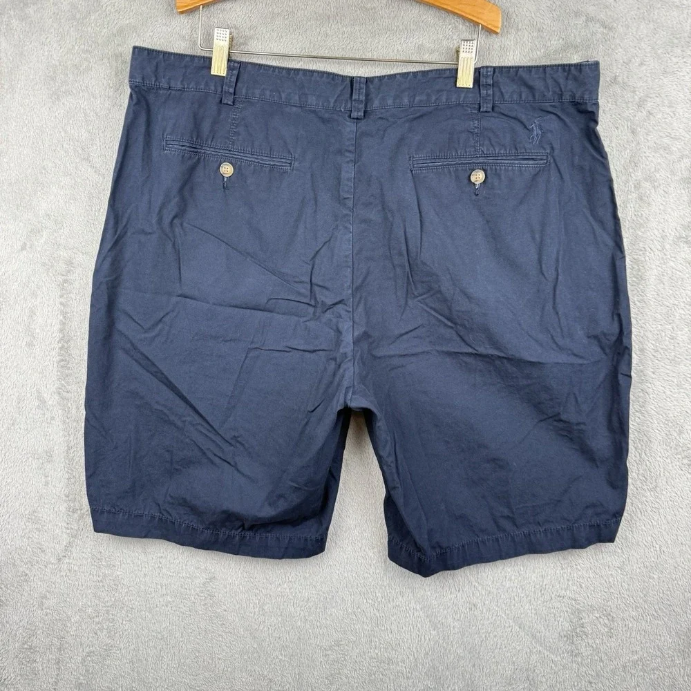 Polo Ralph Lauren‎ Shorts Mens 40 Navy Blue Relaxed Fit Cotton Pony Logo Preppy
